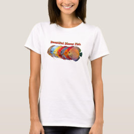 美しいディスカスフィッシュTシャツ Tシャツ