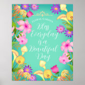 美しいデイアクアポスター ポスター (正面)