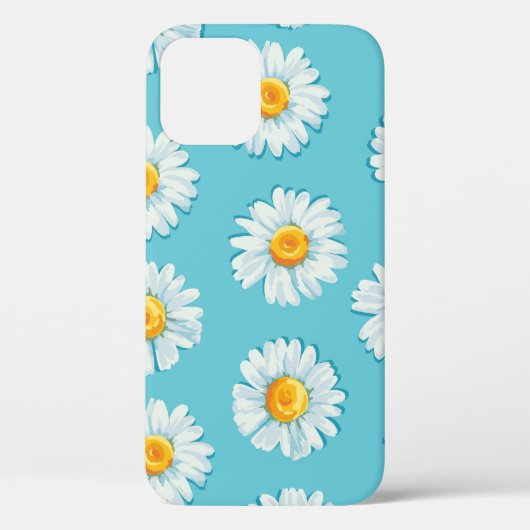 美しいデイジーの花の継ぎ目のない模様 Case-Mate iPhoneケース (裏面)
