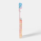 美しいデイジーガーデンフラワーフローラアート iPhoneケース (左側面)