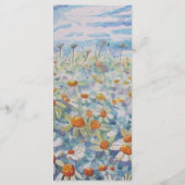 美しいデイジージャイアントブックマーク (裏面)