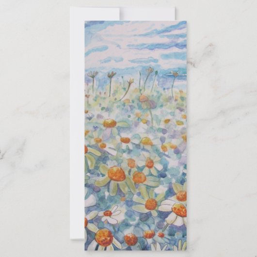 美しいデイジージャイアントブックマーク (裏面)