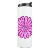 美しいデイジーフラワーハーフトーンイラストレーション タンブラー (回転左)