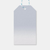 美しいデイジーワイルドワン1歳の誕生日ありがとう ギフトタグ (裏面)