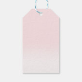 美しいデイジーワイルドワン1st誕生日サンキューギ ギフトタグ (裏面)