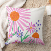 美しいデイジー名前をカスタムする装飾用クッション クッション (ブランケット)