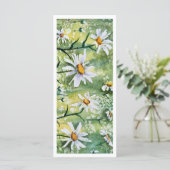 美しいデイジー水彩ジャイアントブックマーク (スタンド正面)