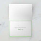 美しいデイジー誕生日恵みカード カード (内部)