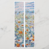 美しいデイジー2つのブックマーク (裏面)