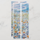 美しいデイジー2つのブックマーク (正面/裏面)