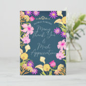 美しいデイブルー サンキューカード (スタンド正面)