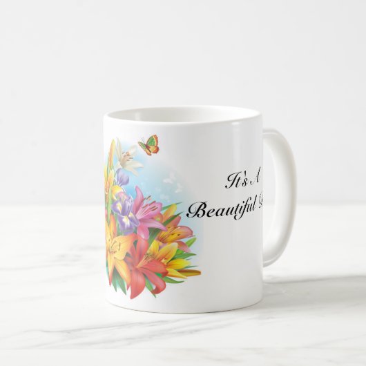 美しいデイマグだ コーヒーマグカップ (正面右)