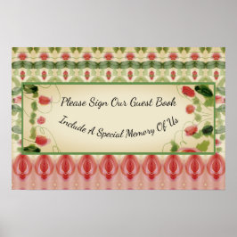 美しいデザイパターン（の模様が）あるナー ポスター