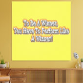 美しいデザインについて"勝者になる"引用文!T-S キャンバスプリント (インサイチュ (リビング))