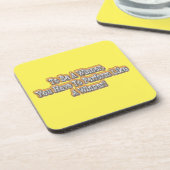 美しいデザインについて"勝者になる"引用文!T-S コースター (左側)