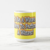 美しいデザインについて"勝者になる"引用文!T-S コーヒーマグカップ (中央)