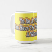 美しいデザインについて"勝者になる"引用文!T-S コーヒーマグカップ (正面左)