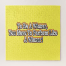 美しいデザインについて"勝者になる"引用文!T-S ジグソーパズル