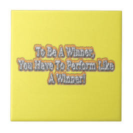 美しいデザインについて"勝者になる"引用文!T-S タイル