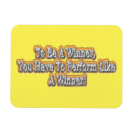 美しいデザインについて"勝者になる"引用文!T-S マグネット