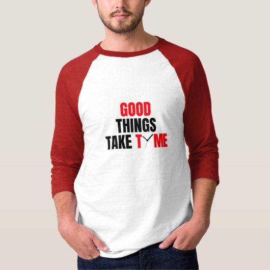 美しいデザインのフルスリーブTシャツ Tシャツ (正面)