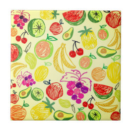 美しいデザインの水の色サウスフルーツ タイル