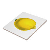 美しいデザインの水色レモン タイル (側面)