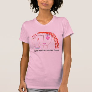美しいデザインサロン Tシャツ
