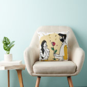 美しいデザイン恋人とバレンタイン クッション (椅子)