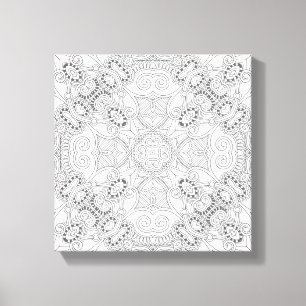 美しいデザインZendoodle 6 キャンバスプリント