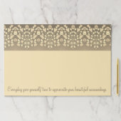 美しいデザ感動的イナ紙ランチョンマット ペーパーパッド (インサイチュ)