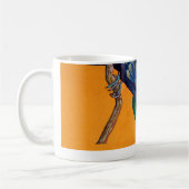 美しいトゥーカン絵画バード コーヒーマグカップ (左)