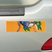 美しいトゥーカン絵画バード バンパーステッカー (車上)