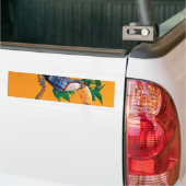 美しいトゥーカン絵画バード バンパーステッカー (トラック上)
