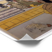 美しいトゥースピック店の古いアートワーク ポスター (角)