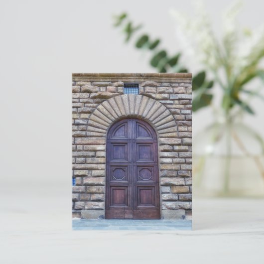 美しいトスカーナの扉 |フィレンツェ・イタリア ポストカード (スタンド正面)