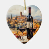 美しいトスカーナ絵画の風景芸術 セラミックオーナメント (右)