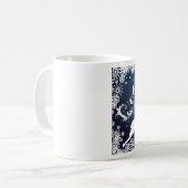 美しいトナカイのマグ コーヒーマグカップ (正面左)