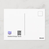 美しいトラ中国のガー2022年新年はがき ポストカード (裏面)