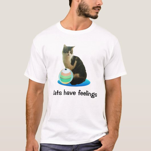 美しいトラ猫 Tシャツ (正面)