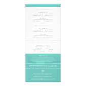 美しいトリートメント価格リストメニューlotusロゴ ラックカード (裏面)