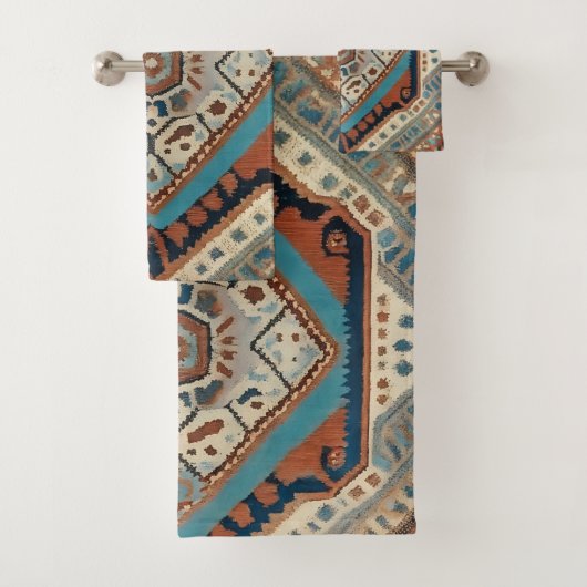 美しいトルコの古いパターンコレクシ人気があるョン バスタオルセット (インサイチュ)