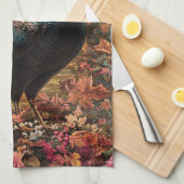 美しいトルコフローラデザインキッチンタオル キッチンタオル (四つ折り)