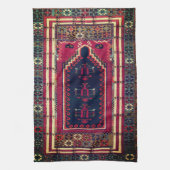 美しいトルコ伝統的の絨毯 キッチンタオル (縦)