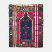 美しいトルコ伝統的の絨毯 フリースブランケット (正面)