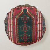 美しいトルコ伝統的の絨毯 ラウンドクッション (裏面)