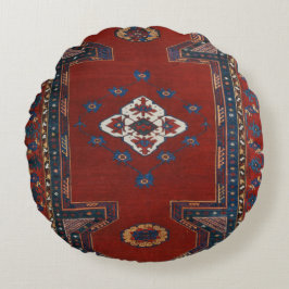 美しいトルコ伝統的の絨毯 ラウンドクッション