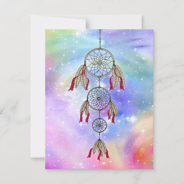 美しいトレンディーお洒落ドリームキャッチャーの羽 (正面)