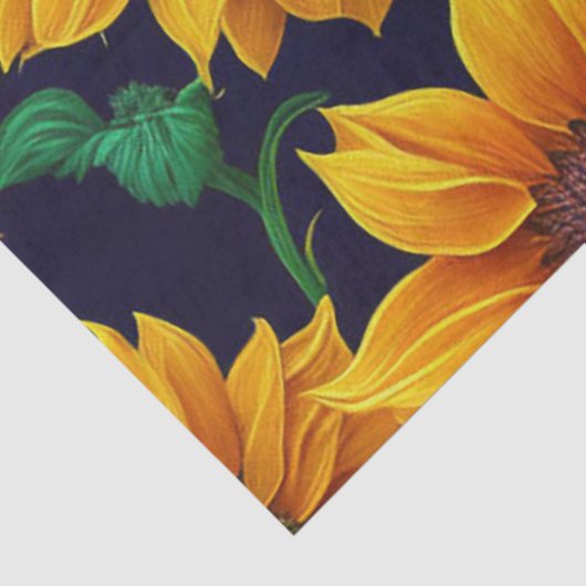 美しいトレンディーひまわりコレクション 薄葉紙 (詳細)