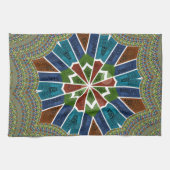 美しいトレンディーアジア繊維デザインアートプリント キッチンタオル (横)